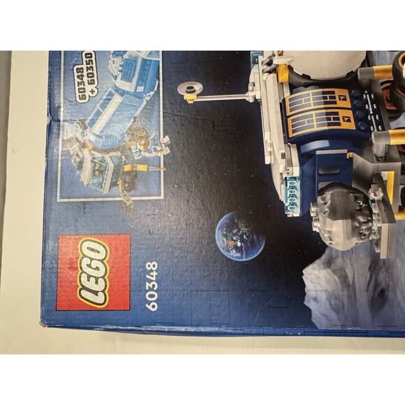 New Sealed Bag Damaged Box LEGO City Space Lunar Roving Vehicle Set 60348 Moon - Picture 11 of 11